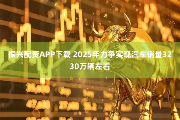 振兴配资APP下载 2025年力争实现汽车销量3230万辆左右